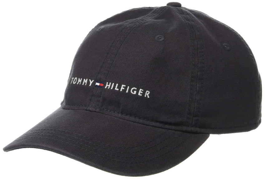 Tommy Hilfiger Men's Cotton Logo Adjustable Baseball Cap - 7DAY'S