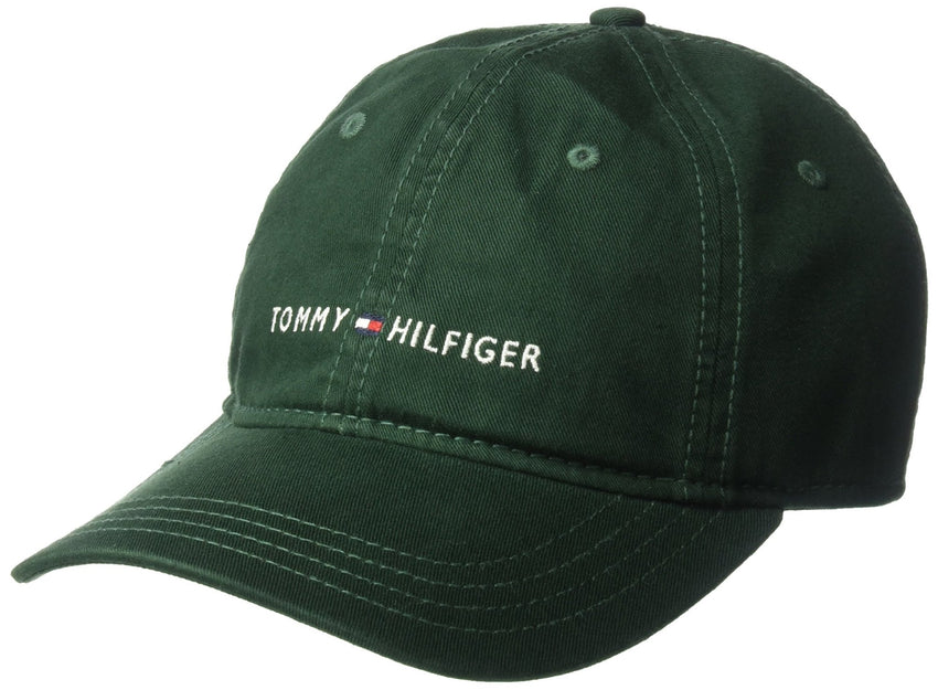 Tommy Hilfiger Men's Cotton Logo Adjustable Baseball Cap - 7DAY'S