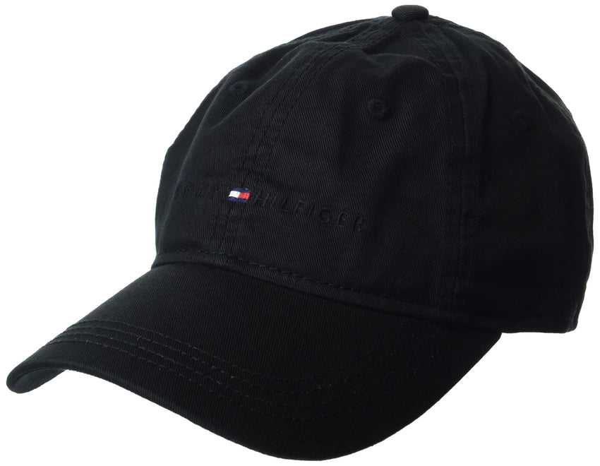 Tommy Hilfiger Men's Cotton Logo Adjustable Baseball Cap - 7DAY'S