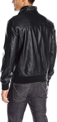 Tommy Hilfiger Men's Faux Leather Bomber Jacket - 7DAY'S