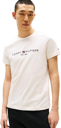 Tommy Hilfiger Men's Short Sleeve Cotton Graphic T-Shirts with Embroidered Logo - 7DAY'S
