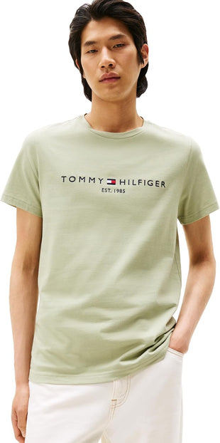 Tommy Hilfiger Men's Short Sleeve Cotton Graphic T-Shirts with Embroidered Logo