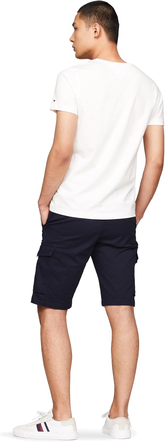 Tommy Hilfiger Men's Short Sleeve Cotton Graphic T-Shirts with Embroidered Logo - 7DAY'S