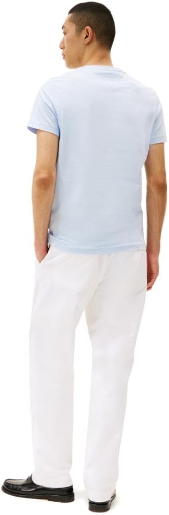 Tommy Hilfiger Men's Short Sleeve Cotton Graphic T-Shirts with Embroidered Logo - 7DAY'S