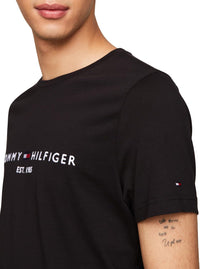 Tommy Hilfiger Men's Short Sleeve Cotton Graphic T-Shirts with Embroidered Logo - 7DAY'S