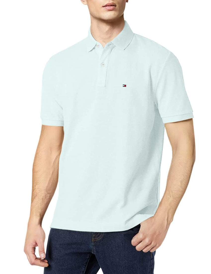 Tommy Hilfiger Men's Short Sleeve Cotton Pique Polo Shirt in Classic Fit - 7DAY'S