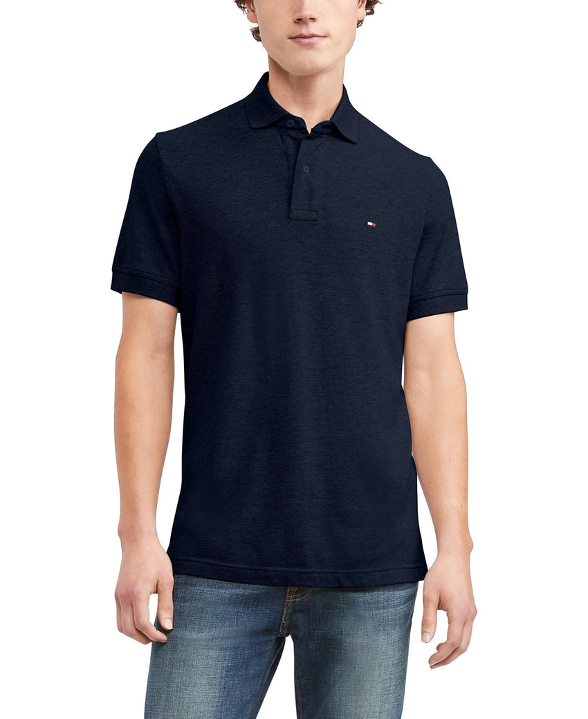 Tommy Hilfiger Men's Short Sleeve Cotton Pique Polo Shirt in Classic Fit - 7DAY'S