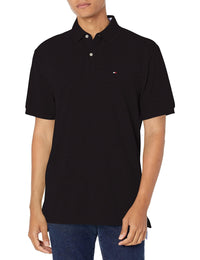 Tommy Hilfiger Men's Short Sleeve Cotton Pique Polo Shirt in Classic Fit - 7DAY'S