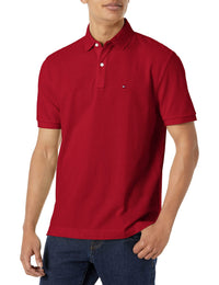 Tommy Hilfiger Men's Short Sleeve Cotton Pique Polo Shirt in Classic Fit - 7DAY'S