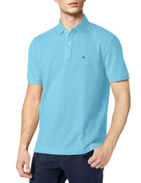 Tommy Hilfiger Men's Short Sleeve Cotton Pique Polo Shirt in Classic Fit - 7DAY'S