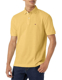 Tommy Hilfiger Men's Short Sleeve Cotton Pique Polo Shirt in Classic Fit - 7DAY'S