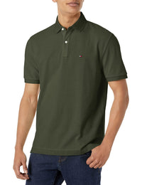 Tommy Hilfiger Men's Short Sleeve Cotton Pique Polo Shirt in Classic Fit - 7DAY'S