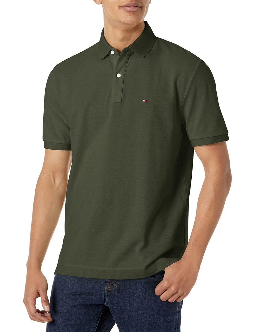 Tommy Hilfiger Men's Short Sleeve Cotton Pique Polo Shirt in Classic Fit - 7DAY'S