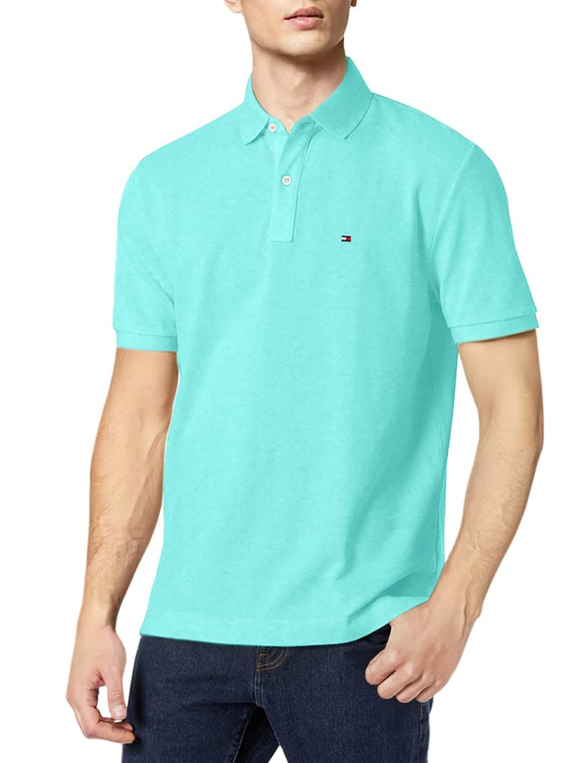 Tommy Hilfiger Men's Short Sleeve Cotton Pique Polo Shirt in Classic Fit - 7DAY'S