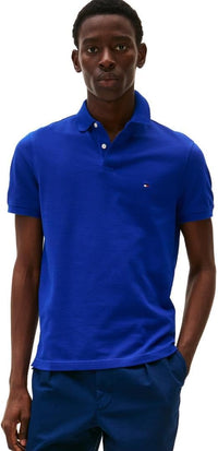 Tommy Hilfiger Men's Short Sleeve Polo Shirts in Classic Fit with Stretch and Organic Pique Cotton - 7DAY'S