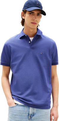 Tommy Hilfiger Men's Short Sleeve Polo Shirts in Classic Fit with Stretch and Organic Pique Cotton - 7DAY'S