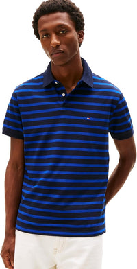 Tommy Hilfiger Men's Short Sleeve Polo Shirts in Classic Fit with Stretch and Organic Pique Cotton - 7DAY'S