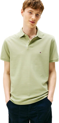 Tommy Hilfiger Men's Short Sleeve Polo Shirts in Classic Fit with Stretch and Organic Pique Cotton - 7DAY'S