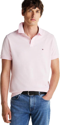 Tommy Hilfiger Men's Short Sleeve Polo Shirts in Classic Fit with Stretch and Organic Pique Cotton - 7DAY'S