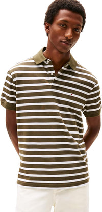 Tommy Hilfiger Men's Short Sleeve Polo Shirts in Classic Fit with Stretch and Organic Pique Cotton - 7DAY'S