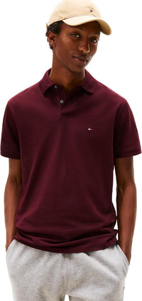 Tommy Hilfiger Men's Short Sleeve Polo Shirts in Classic Fit with Stretch and Organic Pique Cotton - 7DAY'S