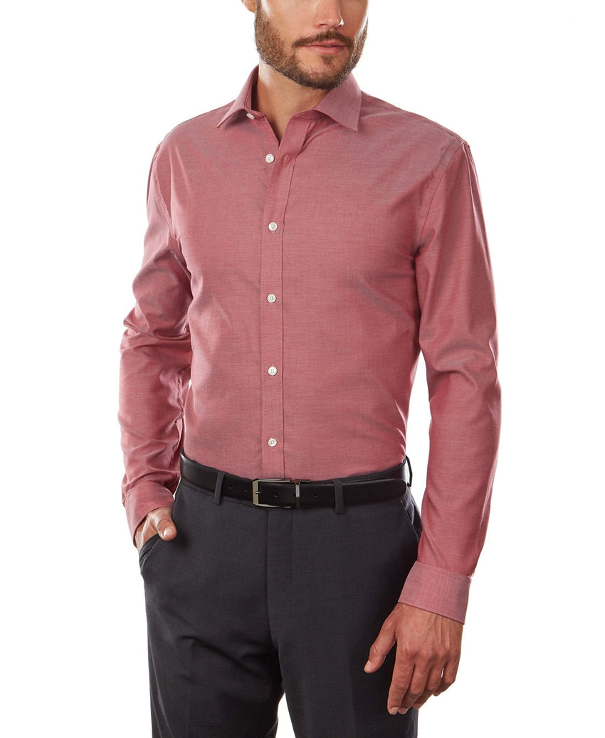 Tommy Hilfiger Men's Slim Fit Non Iron Solid Dress Shirt - Amazon Exclusive - 7DAY'S