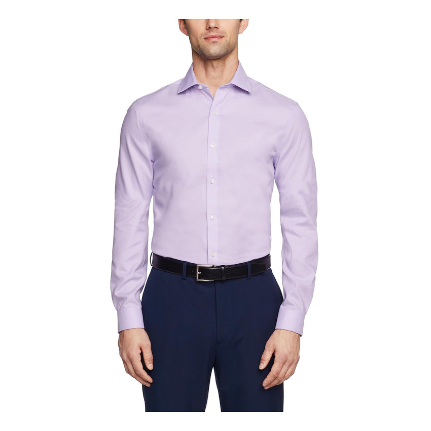 Tommy Hilfiger Men's Slim Fit Non Iron Solid Dress Shirt - Amazon Exclusive - 7DAY'S