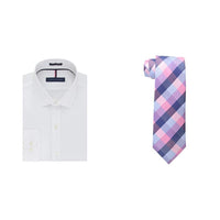 Tommy Hilfiger Men's Slim Fit Non Iron Solid Dress Shirt - Amazon Exclusive - 7DAY'S