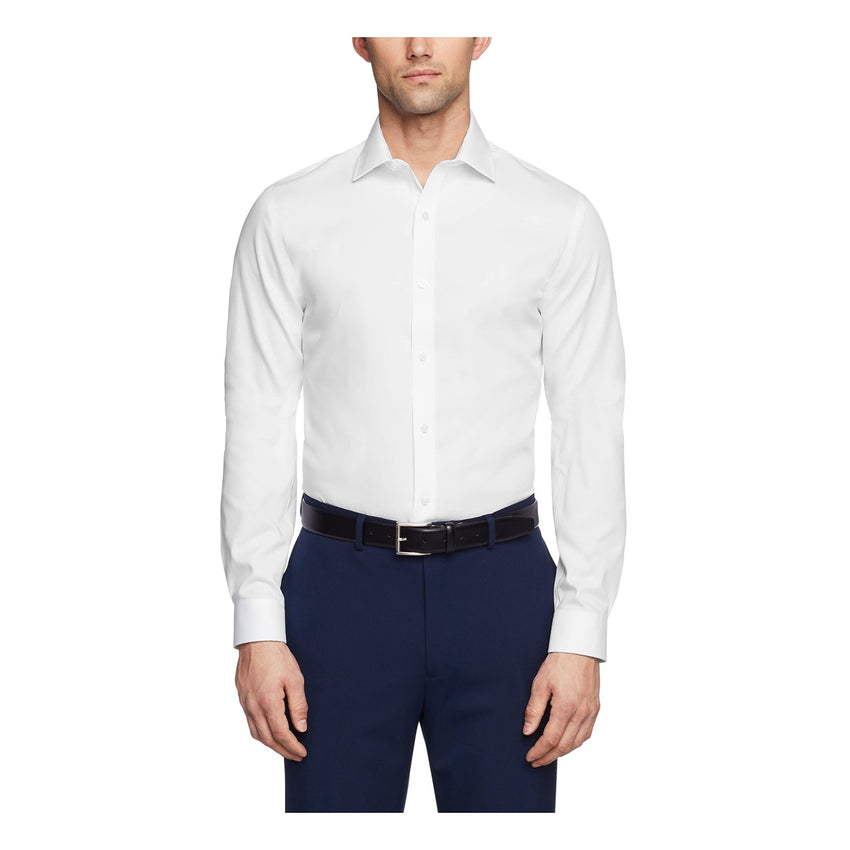 Tommy Hilfiger Men's Slim Fit Non Iron Solid Dress Shirt - Amazon Exclusive - 7DAY'S