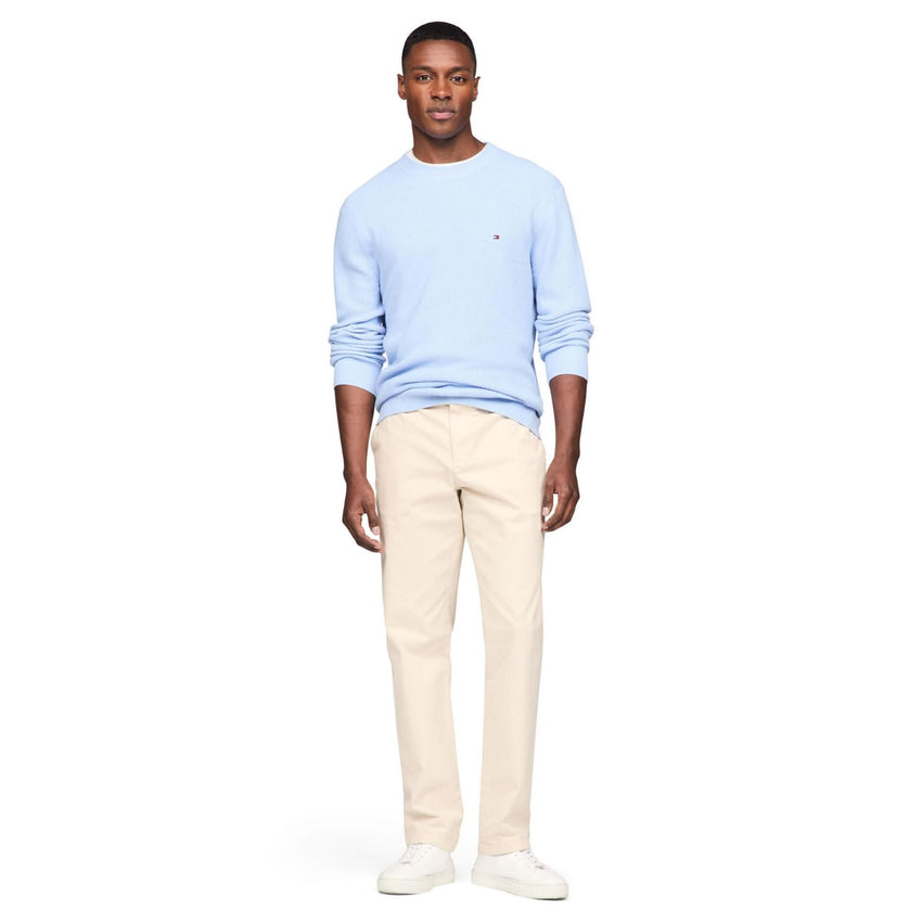 Tommy Hilfiger Men's Waffle Knit Crewneck Sweater Lightweight Pullover, Also Available in Big & Tall - 7DAY'S