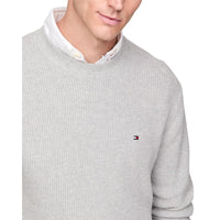 Tommy Hilfiger Men's Waffle Knit Crewneck Sweater Lightweight Pullover, Also Available in Big & Tall - 7DAY'S