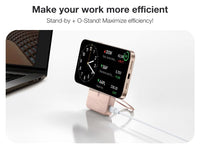 TORRAS 0.45" Slim Magnetic Portable Charger Power Bank for iPhone 5000 mAh 22.5W PD Fast Charging Wireless Battery Pack O Stand Compatible with Magsafe, i Phone 16 Pro Max, Pro,15,14,13,12, Black - 7DAY'S