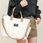 Tote Bag with Zipper Tote Bag for Women Canvas Crossbody Bag Shoulder Bag Satchel Hobo Bag Messenger Bag - 7DAY'S