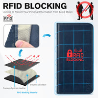 TUCCH Case Wallet for iPhone 15 6.1", [3 Card Slots] Kickstand PU Leather [RFID Blocking] Case, Flip Folio Cover with [TPU Shockproof Interior Shell] Compatible with iPhone 15 5G 2023, Classic Black - 7DAY'S