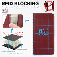 TUCCH Case Wallet for iPhone 15 6.1", [3 Card Slots] Kickstand PU Leather [RFID Blocking] Case, Flip Folio Cover with [TPU Shockproof Interior Shell] Compatible with iPhone 15 5G 2023, Classic Black - 7DAY'S