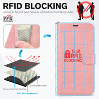 TUCCH Case Wallet for iPhone 15 Pro, RFID Blocking [4 Card Holder] Kickstand [Shockproof TPU Inner Shell] PU Leather Magnetic Protective Flip Cover 6.1" 2023, Black - 7DAY'S