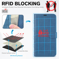 TUCCH Case Wallet for iPhone 15 Pro, RFID Blocking [4 Card Holder] Kickstand [Shockproof TPU Inner Shell] PU Leather Magnetic Protective Flip Cover 6.1" 2023, Black - 7DAY'S