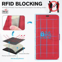 TUCCH Case Wallet for iPhone 15 Pro, RFID Blocking [4 Card Holder] Kickstand [Shockproof TPU Inner Shell] PU Leather Magnetic Protective Flip Cover 6.1" 2023, Black - 7DAY'S
