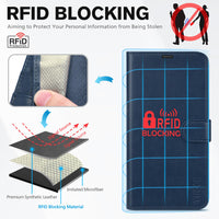 TUCCH Case Wallet for iPhone 15 Pro, RFID Blocking [4 Card Holder] Kickstand [Shockproof TPU Inner Shell] PU Leather Magnetic Protective Flip Cover 6.1" 2023, Black - 7DAY'S