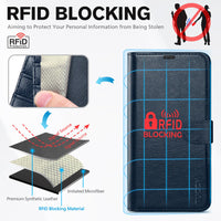 TUCCH Case Wallet for iPhone 15 Pro, RFID Blocking [4 Card Holder] Kickstand [Shockproof TPU Inner Shell] PU Leather Magnetic Protective Flip Cover 6.1" 2023, Black - 7DAY'S