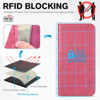 TUCCH Case Wallet for iPhone 16, [3 Card Slots] Kickstand PU Leather [RFID Blocking] Flip Folio Cover with [TPU Shockproof Interior Shell] 6.1" 2024, Classic Black - 7DAY'S