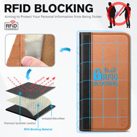 TUCCH Case Wallet for iPhone 16, [3 Card Slots] Kickstand PU Leather [RFID Blocking] Flip Folio Cover with [TPU Shockproof Interior Shell] 6.1" 2024, Classic Black - 7DAY'S