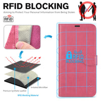 TUCCH Compatible with iPhone 16 Wallet Case, RFID Blocking 4 Card Holder Kickstand [Shockproof TPU Interior Shell], PU Leather Magnetic Closure Protective Flip Phone Cover, Black - 7DAY'S