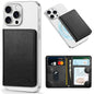 TUCCH for Magsafe Wallet with 6 Card Holders, RFID Blocking [Clear ID Window] PU Leather Men Women Folio Magnetic Phone Wallet for iPhone 16/15/14/13/12/Plus/Pro/Pro Max Series, Black - 7DAY'S