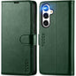 TUCCH Wallet Case for Galaxy S24 FE, with [TPU Shockproof Interior Case] Stand RFID Blocking Card Holder, Magnetic PU Leather Protective Flip Cover Compatible with Galaxy S24 FE, Dark Blue - 7DAY'S