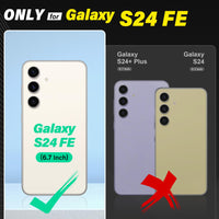 TUCCH Wallet Case for Galaxy S24 FE, with [TPU Shockproof Interior Case] Stand RFID Blocking Card Holder, Magnetic PU Leather Protective Flip Cover Compatible with Galaxy S24 FE, Dark Blue - 7DAY'S