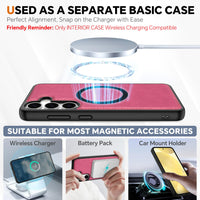 TUCCH Wallet Case for Galaxy S25 Ultra, Removable RFID Blocking [4 Card Slots] Wrist Strap Wireless Charging Kickstand PU Leather Magnetic Detachable Protective Cover for Galaxy S25 Ultra 6.9", Black - 7DAY'S