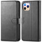 TUCCH Wallet Case for iPhone 11 Pro Max, Magnetic Auto Wake Sleep RFID Blocking Card Slot [Shockproof TPU Shell], PU Leather Stand Flip Cover Compatible with iPhone 11 Pro Max 6.5 inch 2019, Black - 7DAY'S