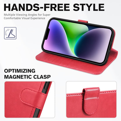 TUCCH Wallet Case for iPhone 14 Plus, [RFID Blocking] 4 Card Holder Stand [Shockproof TPU Interior Case] PU Leather Magnetic Protective Flip Cover Compatible with iPhone 14 Plus 6.7" 2022, Black - 7DAY'S