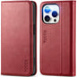 TUCCH Wallet Case for iPhone 15 Pro 6.1", PU Leather Folio with RFID Blocking [3 Card Slot], Kickstand Book Design [Shockproof TPU Interior Case] Compatible with iPhone 15 Pro 5G 2023, Dark Blue - 7DAY'S